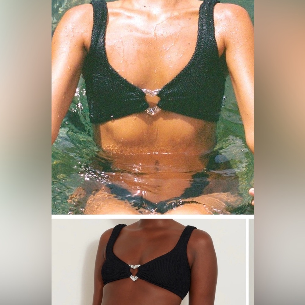 🖤 Hunza G Heather Bikini in Black